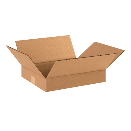 12 x 10 x 2" Flat Corrugated Boxes