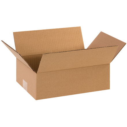 12 x 8 x 4" Flat Corrugated Boxes