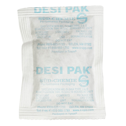 3 x 4 x 1/4" Tyvek<span class='rtm'>®</span> Clay Desiccants - 5 Gallon Pail