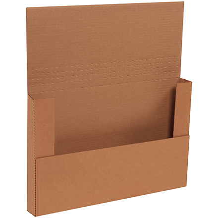 17 <span class='fraction'>1/4</span> x 11 <span class='fraction'>1/4</span> x 2" Kraft Easy-Fold Mailers