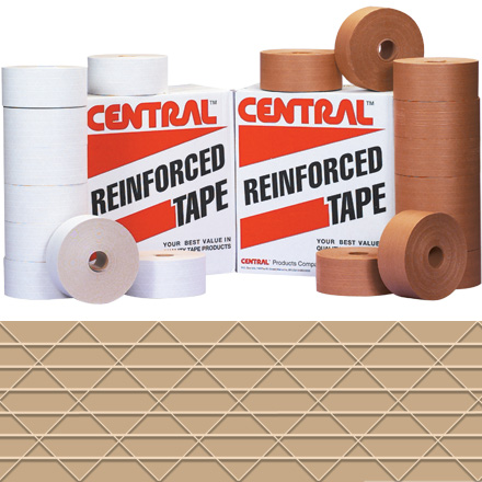 3" x 450' Kraft Central<span class='rtm'>®</span> 250 Reinforced Tape