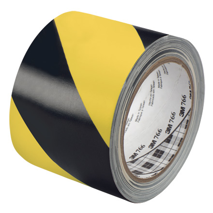 3" x 36 yds. Black/Yellow (2 Pack) 3M Safety Stripe Warning Tape 766